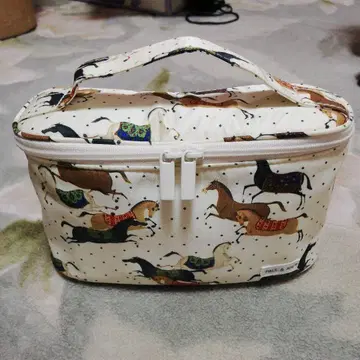 말 패턴 파우치 폴앤조