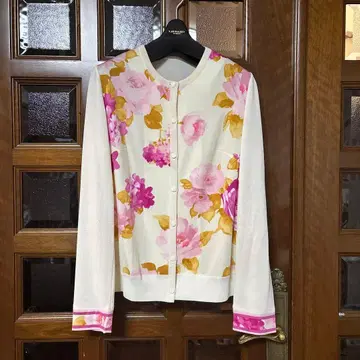 LEONARD 레오나르 꽃무늬 가디건