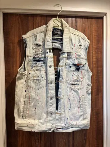 The Heritage of America 76 데님 베스트 XL