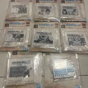드래곤볼 40주년 제일복권 H상 로고 블록 8종 I