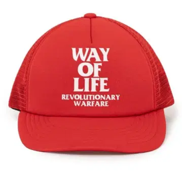 RATS 랏츠 MESH CAP 'WAY OF LIFE' RED