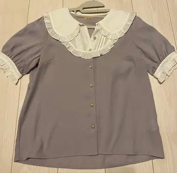 amavel 세일러 블라우스 라벤더