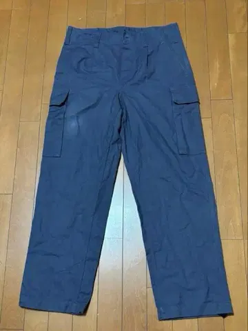 네이비 카고 팬츠 6 포켓