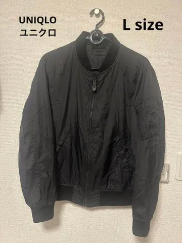 UNIQLO 유니클로 블랙 MA-1 플라이트 자켓 L size