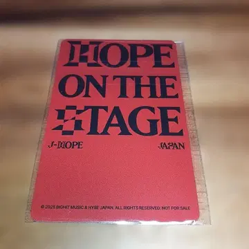 J-Hope ON THE STAGE 렌티큘러