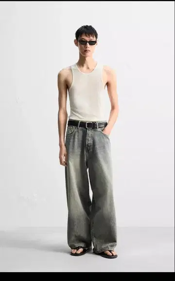 ZARA 엑스트라 배기핏 청바지