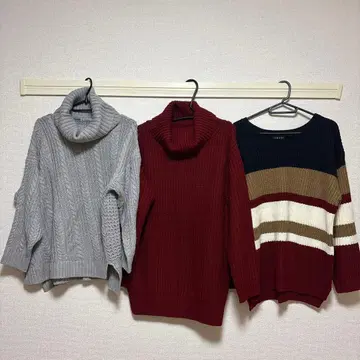 니트 스웨터 3세트