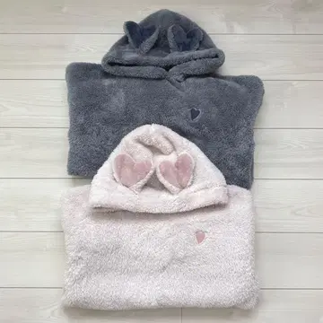 GU 마쉬멜로우 필 후디 세트 2점 묶음 판매 M