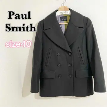[ 새상품급 ] 울 더블 자켓 폴스미스 사이즈 40 블레이저 그레이