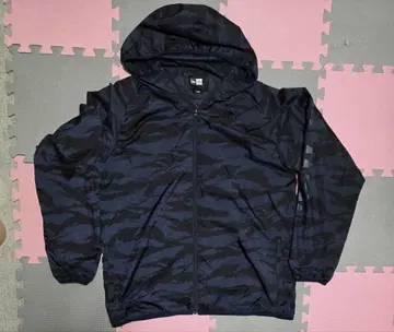 뉴에라 윈드 브레이커 블랙 네이비 카모플라쥬 남성용 XL