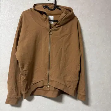 BABYLONE 카멜 풀 집업 후드티