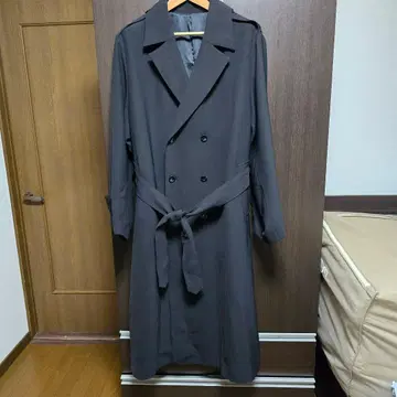 Lui's 와이드 트렌치코트 블랙 M 사이즈