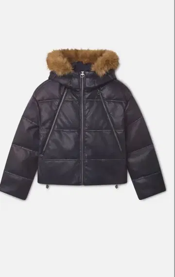 Scuffers 인조 가죽 퍼프 다운 자켓