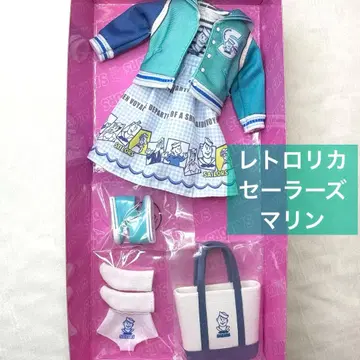 레트로리카 세일러즈 마린 패션 인형 의류 아웃핏
