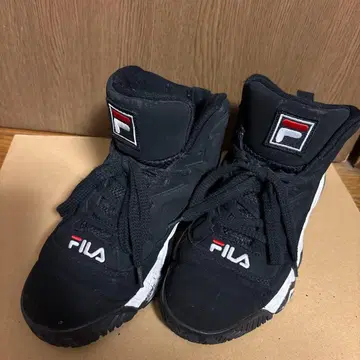 FILA 하이컷 스니커즈 매쉬번 MB 25cm 블랙