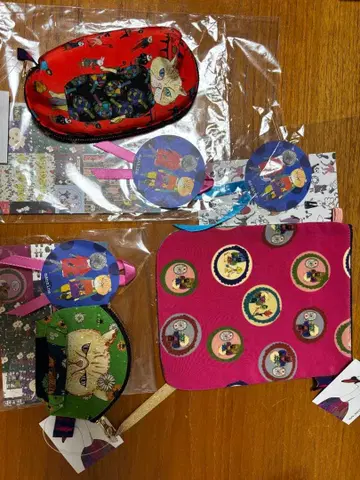 Mannine 파우치 3종 세트 manri kishimoto