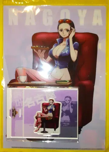 원피스 무기와라 스토어 로빈 지역 한정 클리어 파일 아크릴 스탠드