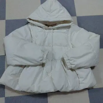 충전솜 아우터 화이트 coca 플럼 M