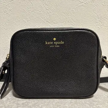 케이트 스페이드 카메라백 숄더백 크로스바디 가죽 블랙