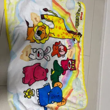 동물 캐릭터 플리스 타월
