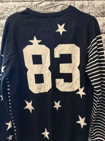 SOPH. 소프 울 가디건 별 패턴 스트라이프 83