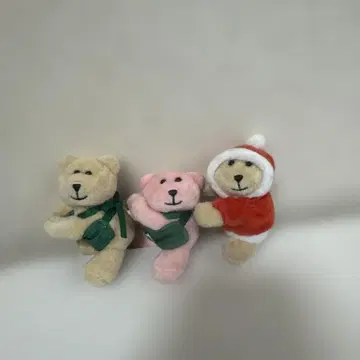 스타벅스 커피 베어리스타 봉제 인형 3개