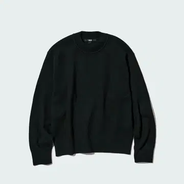 1회 단시간 착용 UNIQLO 스무스 코튼 크루넥 스웨터 S