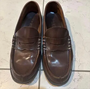 HARUTA 브라운 로퍼 27EEE