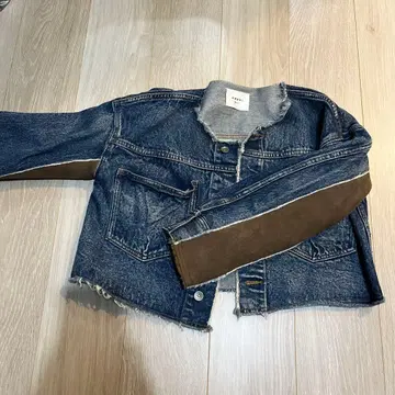 AMERI 다크 블루 데님 자켓