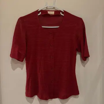 상의 롱 스커트 셋업 빨간색 레드