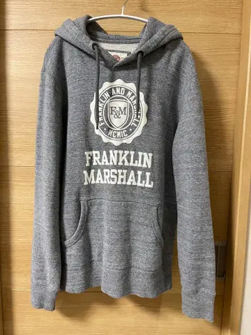 FRANKLIN MARSHALL VARSITY 후드티 L 사이즈 그레이