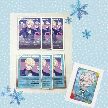 [ 미사용 새상품 ] 요루가타닌겐 랜덤 트레이딩 카드 히바치 마나