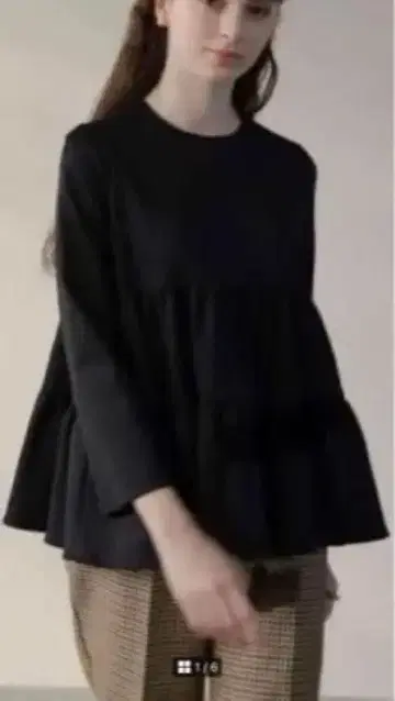 ohga 마쉬멜로우 상의 블랙