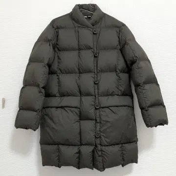 유니클로 유 울트라 라이트 다운 코트 올리브 사이즈 M