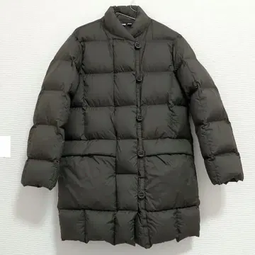 유니클로 유 울트라 라이트 다운 코트 올리브 사이즈 M