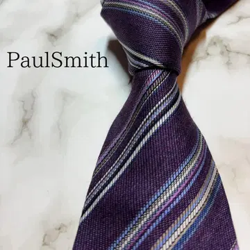 Paul Smith 보라색 스트라이프 넥타이