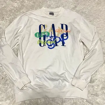 GAP 맨투맨 화이트 트레이닝복