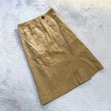 [뉴요커] (9) 코듀로이 타이트 스커트 프론트 슬릿 베이지