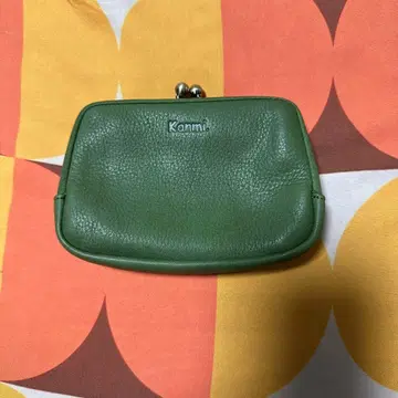칸미. 그린 가마구치 오야코 지갑