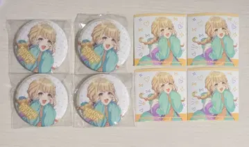 학원 아이돌 마스터 캔뱃지 4개 씰 포함 후지타 코토네