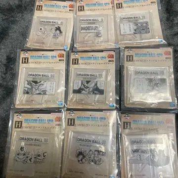 제일복권 DRAGON BALL MOKUJI 스탠드 9개 세트