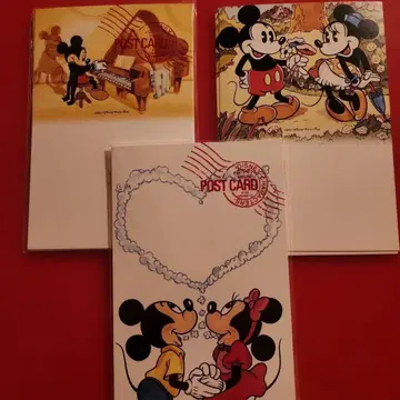레트로 미키마우스 엽서 미키&미니 디즈니 쇼와 레트로