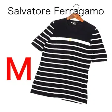 H1036-59 살바토레 페라가모 니트 티셔츠 코튼 100%