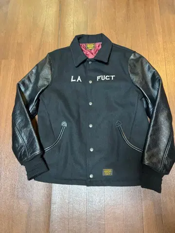 fuct 바시티 자켓 블랙 L 사이즈