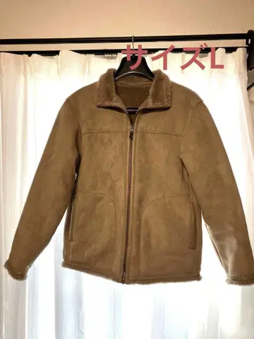 퍼스트 다운 페이크 무스탕 자켓 L 사이즈