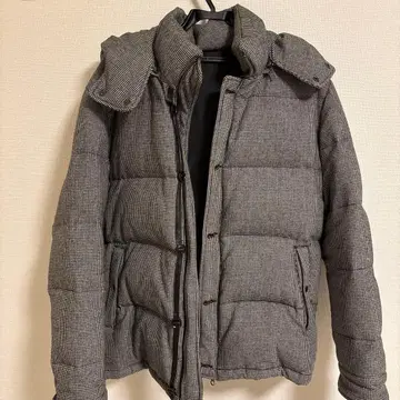 URBAN RESEARCH DOORS 체크 무늬 다운 자켓 L