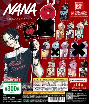 세미 컴플리트 NANA CD풍 아크릴 참 10종 가챠가챠