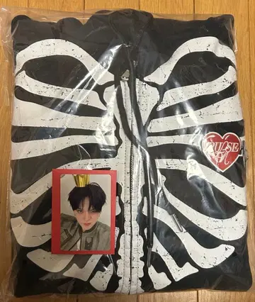 treasure EC 혜택 트레이딩 카드 후드티 블랙