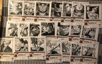 제일복권 드래곤볼 40th G상 코믹스 클리어 파일 세트 21종