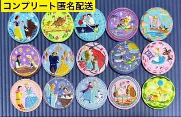 디즈니 자수 캔뱃지 전 15종 컴플리트